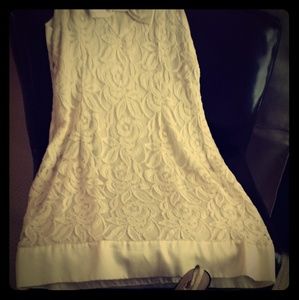 Vintage cream dress and shoes